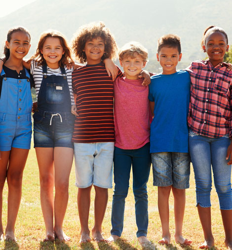 Group of Children Smiling Group of Children Smiling